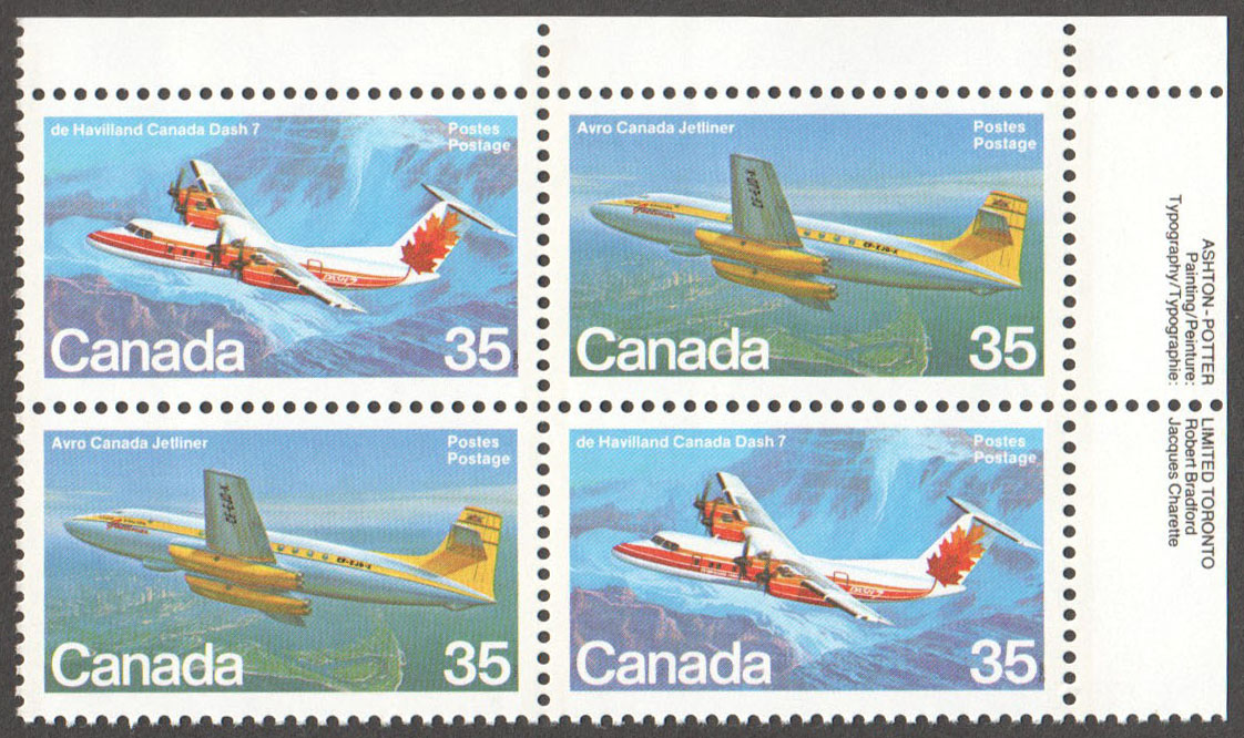 Canada Scott 906a MNH PB UR (A10-6) - Click Image to Close